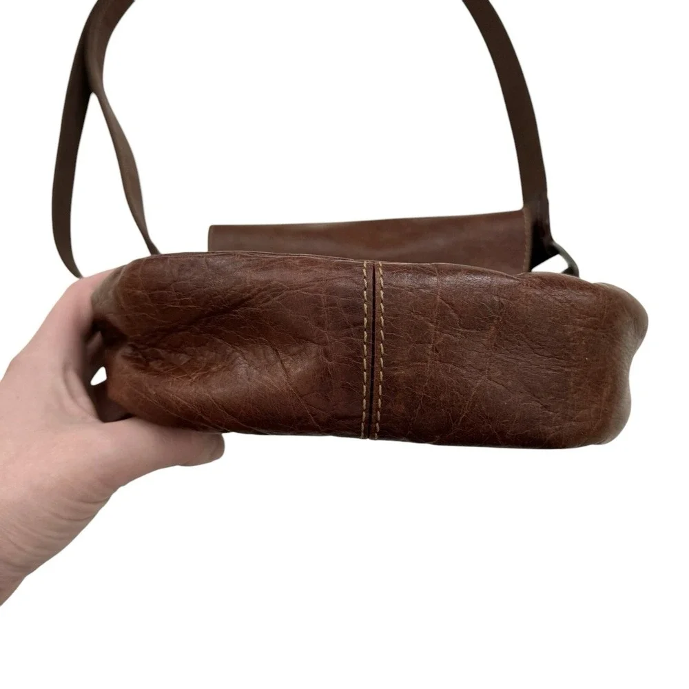 JACK GEORGES Brown Leather Handbag Mini - 9